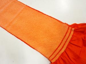 正絹　振袖用　絞り　帯揚げ